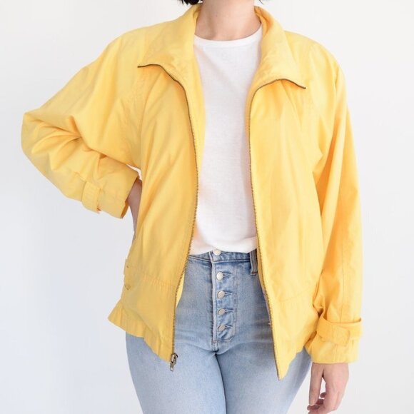 London Fog  Yellow Lightweight Jacket Size 9/10. Reg - Picture 1 of 15